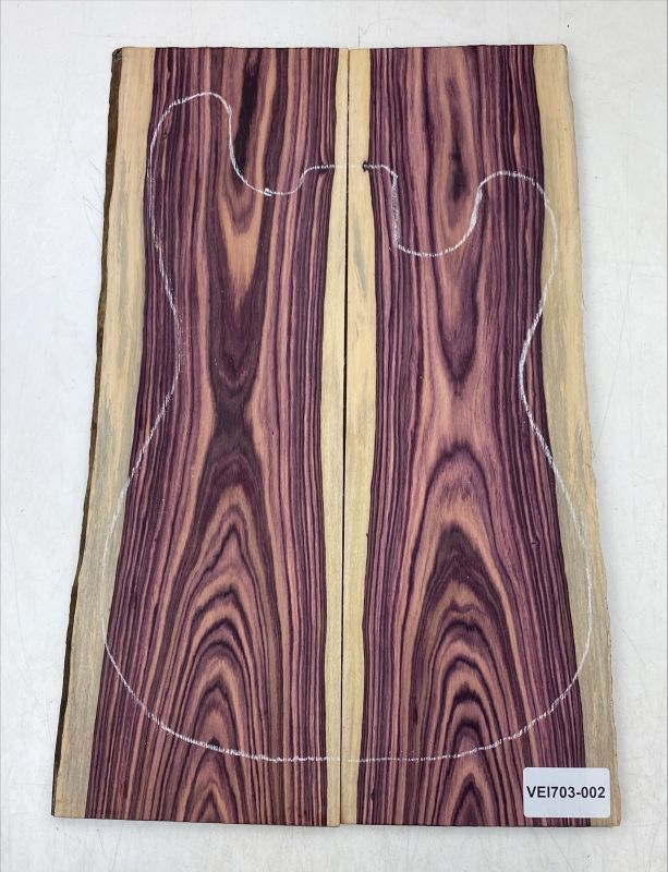 Top Kingwood - Violettwood 7mm, Unique Piece #002